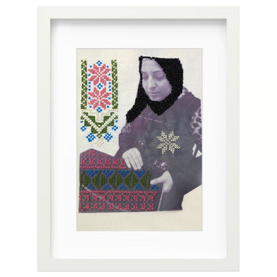 Hand-Embroidered Artwork of Syrian Heritage and Work by Refugee Women | Stitching My Story – Alsama Studio, Lebanon
