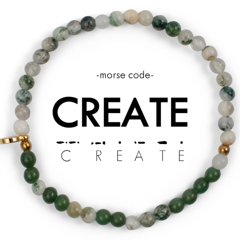 CREATE Morse Code Bracelet – Handmade Jewelry Empowering Women in Thailand