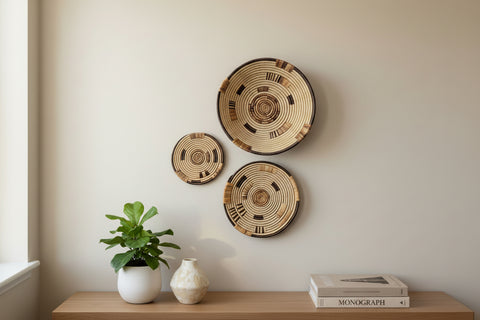 Neutral Khaki Dot and Dash Woven Collection – Rwanda