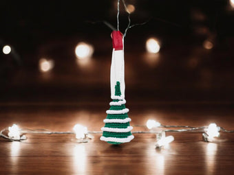 Christmas Tree Decoration - crocheted
