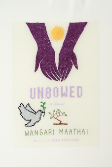 Hand-Embroidered “Unbowed: Wangari Maathai Tribute” Art – Celebrating Peace & Resilience | Original & Fine Art Print Available