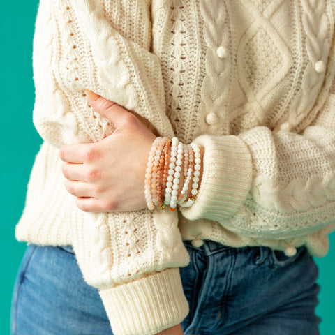 PEACE Morse Code Bracelet – Strength. Courage. Wisdom.