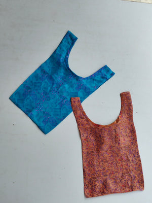Upcycled Sari Reusable Bag – Assorted Colors