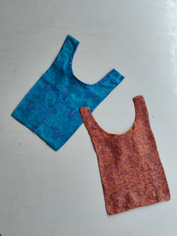Upcycled Sari Reusable Bag – Assorted Colors
