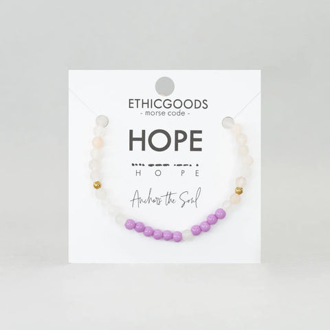 Morse Code Bracelet HOPE