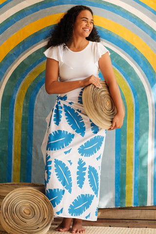 Handprinted Sulu (Sarong) – Handmade in Fiji
