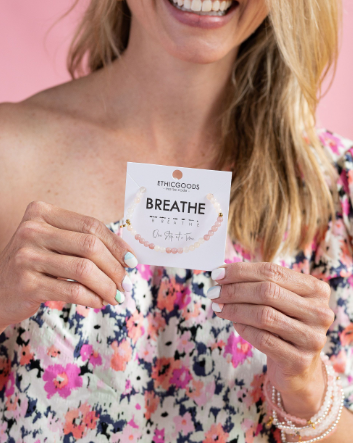BREATHE Morse Code Bracelet | Ethically Made in Thailand