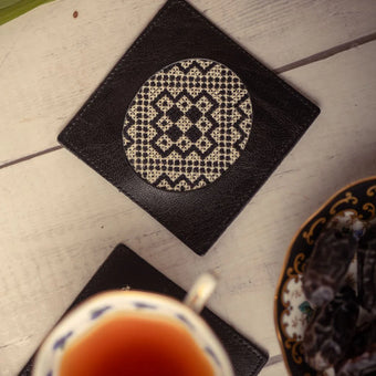 Dalia Tatreez Coaster Set – Handmade in Palestine