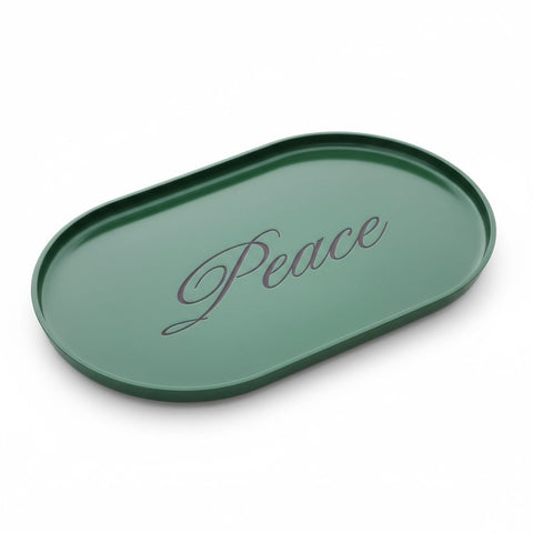 Peace Wooden Tray - Handcrafted in Palestine