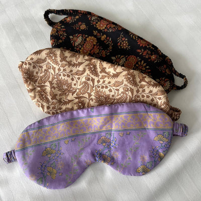 Upcycled Sari Sleep Mask – Assorted Colors