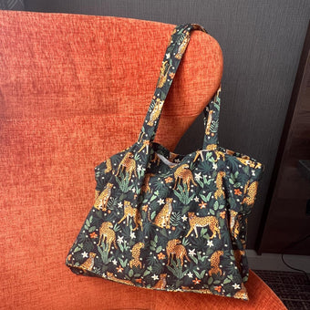 Tiger Print Canvas Carry-All Bag – Limited Edition