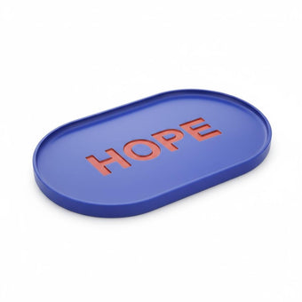 Hope Wooden Tray - Handcrafted in Palestine