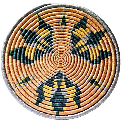 Blue & Golden Sunburst Woven Collection – Rwanda - Love Welcomes