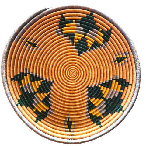 Blue & Golden Sunburst Woven Collection – Rwanda