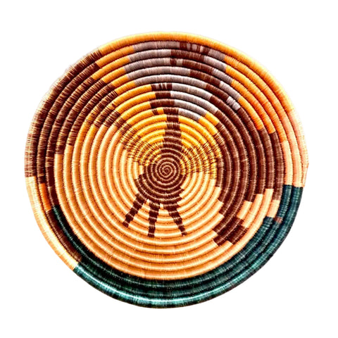 Giraffe Woven Basket Bowl – 30 cm | Rwanda - Love Welcomes