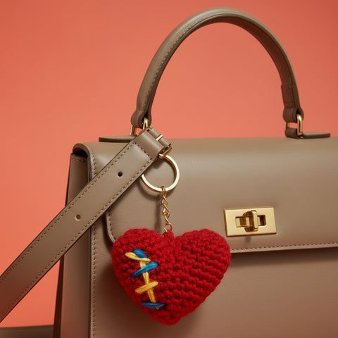 Mended Heart Key Chain Handmade in Ukraine | Courage to Carry Collection