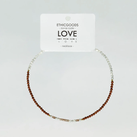 Morse Code Necklace LOVE - Love Welcomes