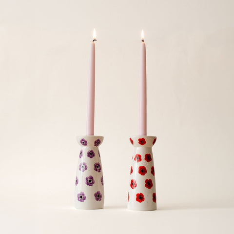 Individual tall candle holders