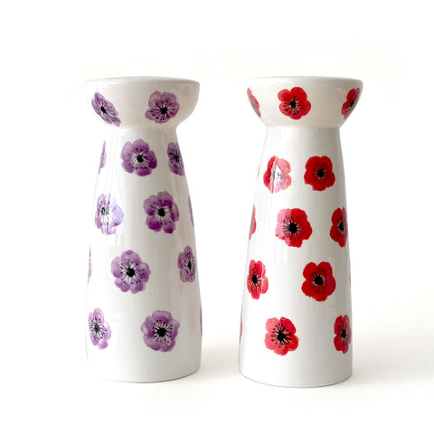 Individual tall candle holders
