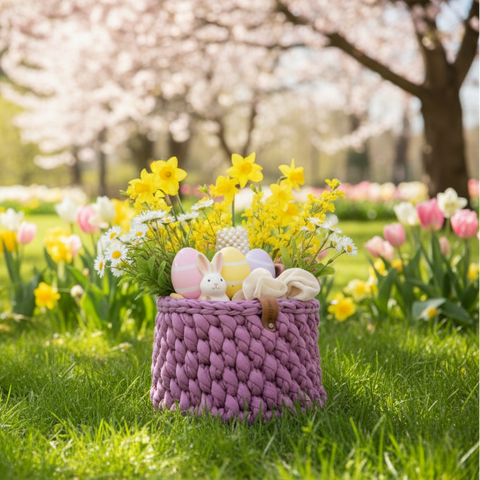 Small Crochet Basket | Handmade in Ukraine - Love Welcomes