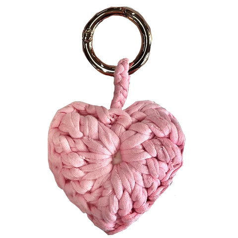 Crochet Heart Keyring - Love Welcomes