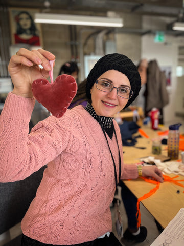 Velvet Heart Ornament