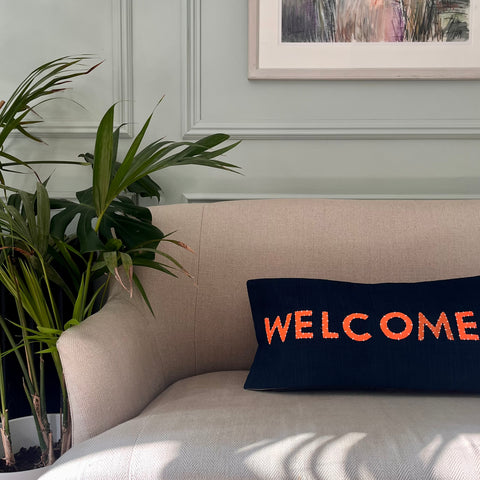 Her Story Cushion - WELCOME